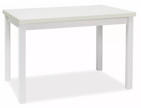 Стол обеденный SIGNAL ADAM белый мат/белый мат 120/68