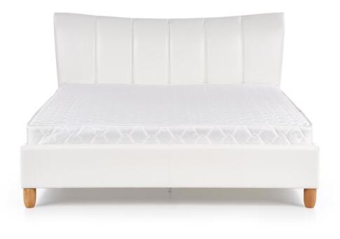 Кровать HALMAR SANDY белый/бук, 160/200