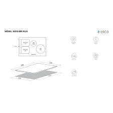 Поверхность индукционная ELICA RATIO 804 PLUS BL