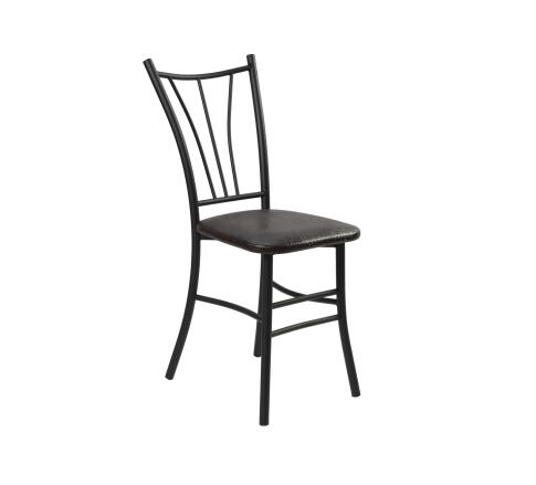 Стул ВВР Трилогия Шоколад Крокодил/черный, экокожа