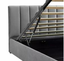 Кровать SIGNAL MONTREAL Velvet tap. 192 серый, 120/200