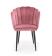 Стул HALMAR K386 розовый/черный