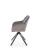 Стул HALMAR K535 серый/черный, поворотный
