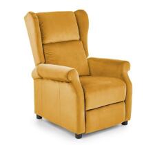 Кресло HALMAR AGUSTIN 2 раскладное, горчичный