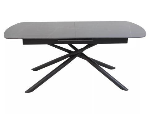 Стол обеденный SIGNAL VECTOR Ceramic черный/черный 180-220/90