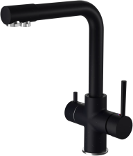 Смеситель для кухни GRANFEST QUARZ Z-5423 черный