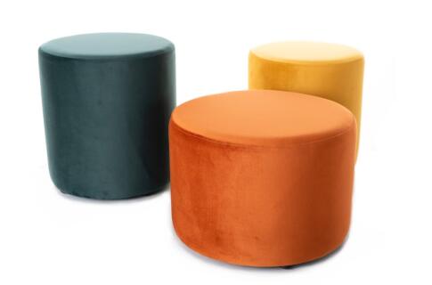 Пуф SIGNAL DOTI A Velvet Bluvel 68 карри