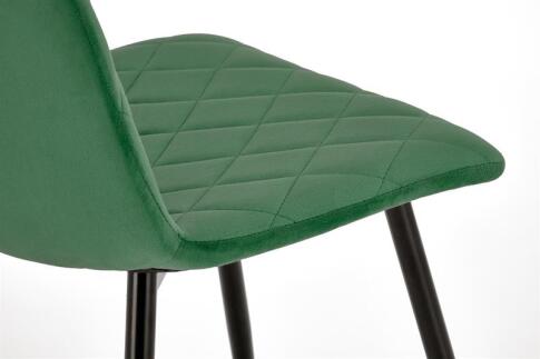 Стул HALMAR K525 зеленый/черный