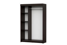 Шкаф-купе NN Мебель ШКП 2 Дуб Венге/Ясень Анкор светлый