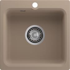 Кухонная мойка GRANFEST SMART SM-430 песочный + сифон