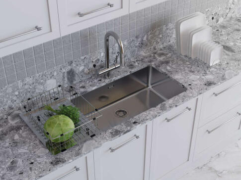 Кухонная мойка из нержавейки Omoikiri Tadzava 75-U/I-IN нержавеющая сталь