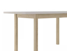 Стол обеденный SIGNAL ADAM кашемир/дуб кремона 90-125/65