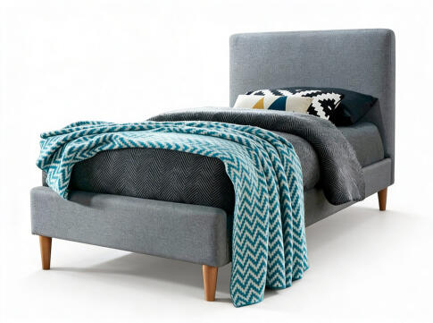 Кровать SIGNAL ACOMA tap. 23 серый/дуб, 90/200