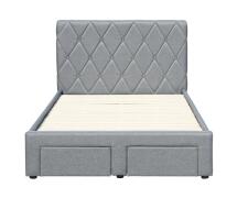 Кровать HALMAR BETINA серый, 120/200