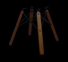 Каркас стула Sheffilton SHT-S70 артикул КС-70 темный орех/черный