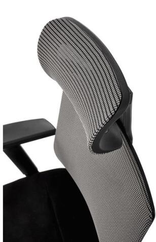 Кресло компьютерное HALMAR ADMIRAL черный/серый