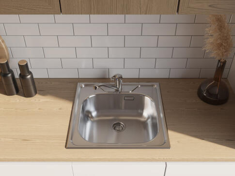 Кухонная мойка из нержавейки Omoikiri Saru 48-IN нержавеющая сталь