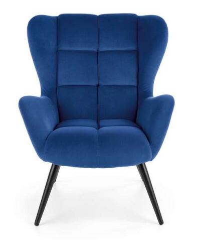 Кресло HALMAR TYRION темно-синий/черный