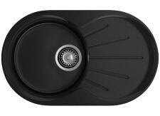 Кухонная мойка GRANFEST RONDO R-750L черный