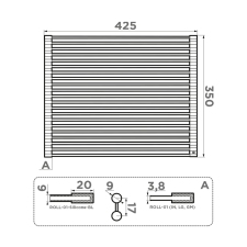 Коврик для сушки Omoikiri ROLL-01 GM