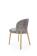 Стул HALMAR BASSO серый/дуб натуральный