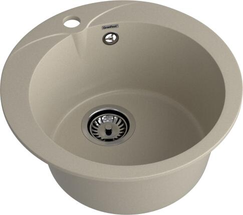 Кухонная мойка GRANFEST RONDO R-480 топаз
