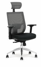 Кресло компьютерное HALMAR ADMIRAL черный/серый
