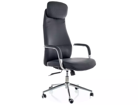 Кресло компьютерное SIGNAL Q-05 черный/хром