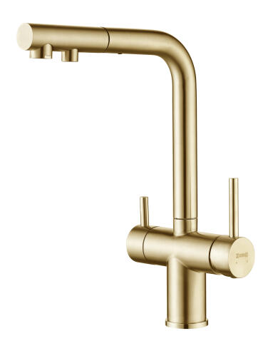 Смеситель для кухни ZORG ATOS PREMIUM PVD Gold