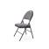 Стул HALMAR K566 черный/серый, складной