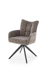 Стул HALMAR K540 серый/черный, поворотный