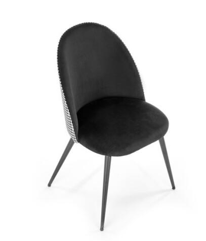 Стул HALMAR K478 черный/белый