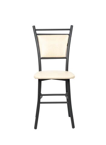 Стул ВВР Мажор бежевый крокодил/черный, экокожа