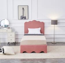 Кровать HALMAR ORSO розовый, 90/200
