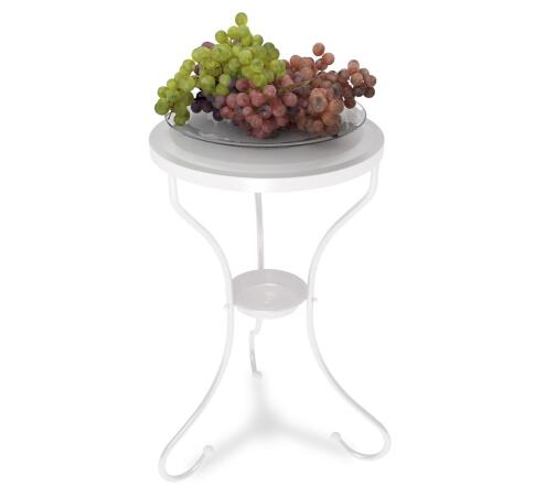 Стол журнальный Sheffilton SHT-CT10-1 белый муар