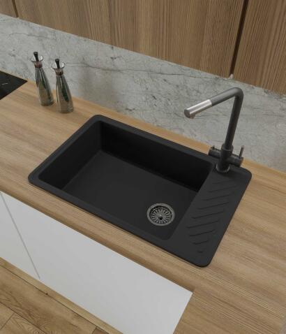 Смеситель для кухни GRANFEST QUARZ Z-5421 черный