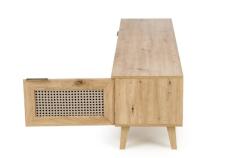 Тумба под теле/видео аппаратуру HALMAR BORNEO RTV-1 дуб артизан/черный