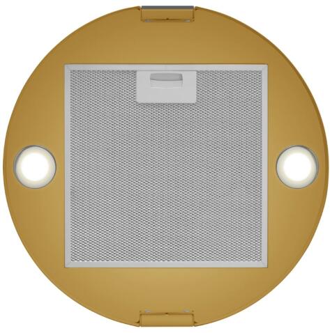 Вытяжка кухонная MEFERI TUBE40GOLD ISLA COMFORT PLUS