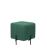 Пуфик ВВР Агат изумруд/черный, велюр