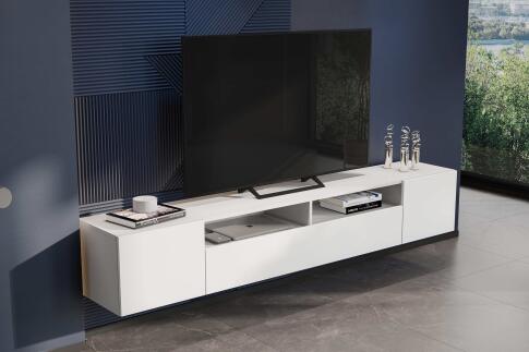 Тумба для ТВ NN Мебель (МС Денвер К) Белый SAFE