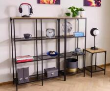 Стеллаж SIGNAL LEX A дуб/черный 136/100