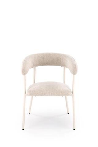 Стул HALMAR K557 бежевый/белый