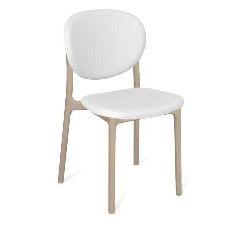 Стул Sheffilton SHT-S180 белый/капучино
