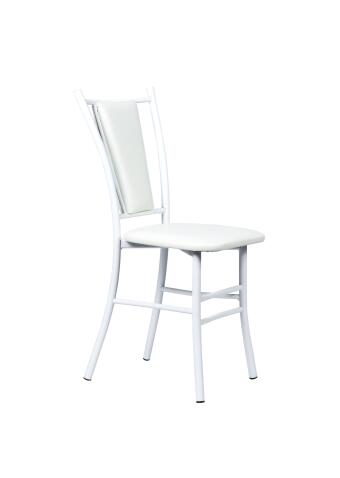 Стул ВВР Марсель белый/белый, экокожа