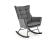 Кресло-качалка HALMAR BAZALTO серый