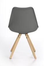 Стул HALMAR K201 серый/натуральный