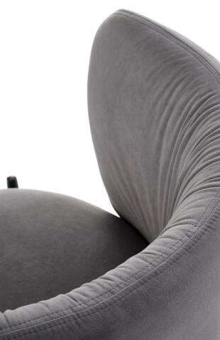 Стул HALMAR K531 серый/черный