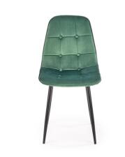 Стул HALMAR K417 темно-зеленый/черный