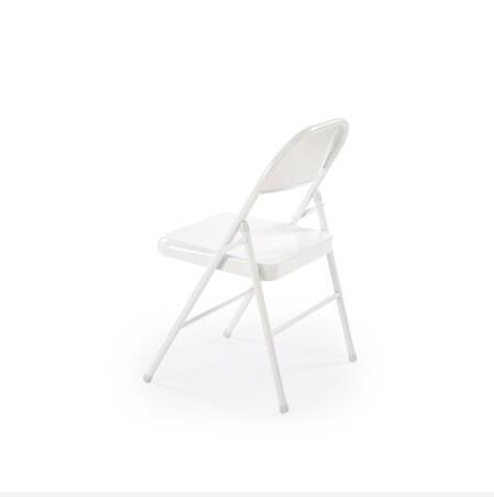Стул HALMAR K565 белый, складной