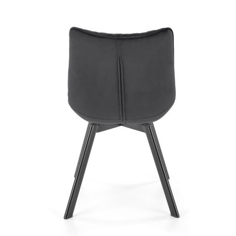 Стул HALMAR K520 черный/черный, поворотный
